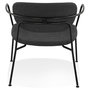 Voir la diapositive 5 : Paris Prix Fauteuil Vintage Design  Amelia  71cm Gris Foncé