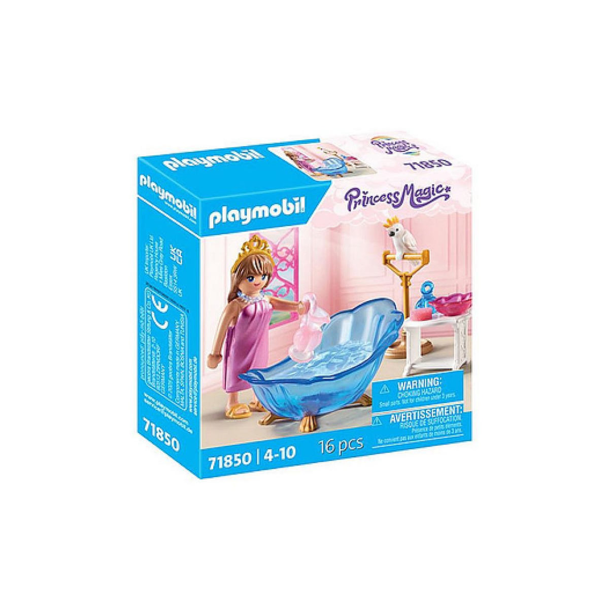 PLAYMOBIL 71850 - Salle de bain royale avec princesse et accessoires
