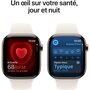 Voir la diapositive 5 : APPLE Montre connectée Serie 10 42mm Titane Or M/L Cellular