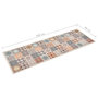 Voir la diapositive 5 : VIDAXL Tapis de cuisine lavable Couleur mosaïque 60x300 cm