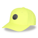 FREEGUN Casquette baseball avec écusson rond PU et réglage par cordon FRGN. Coloris disponibles : Jaune