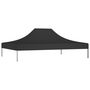 Voir la diapositive 2 : VIDAXL Toit de tente de reception 4x3 m Noir 270 g/m^2