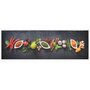 Voir la diapositive 2 : VIDAXL Tapis de cuisine lavable impression d'epices 60x180 cm velours