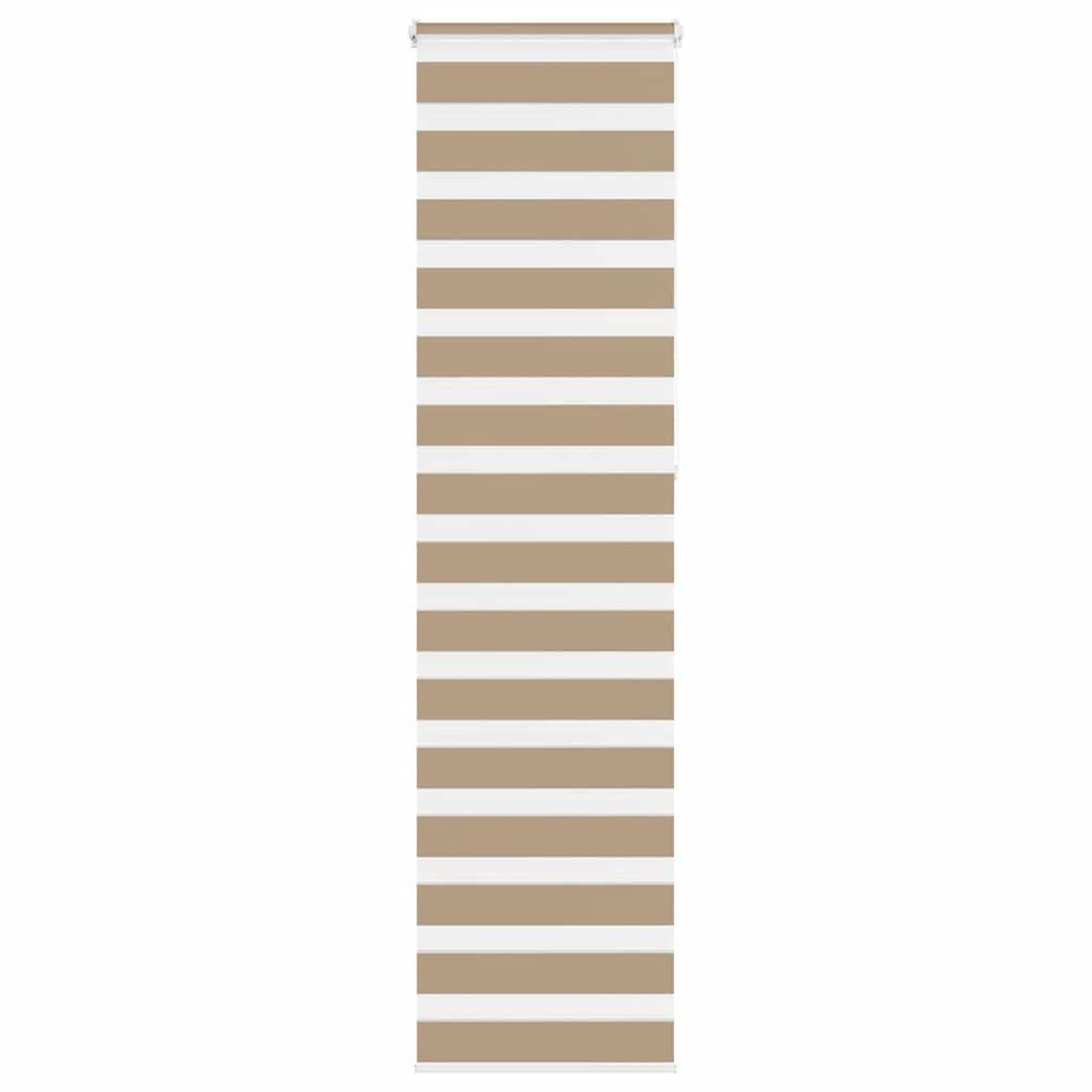 VIDAXL Store zebre marron sable largeur du tissu 50,9 cm polyester