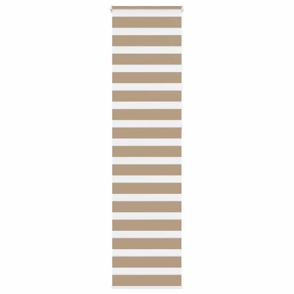 VIDAXL Store zebre marron sable largeur du tissu 50,9 cm polyester