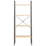 Voir la diapositive 3 : VIDAXL Etagere sur pied 4 niveaux Marron clair et noir 56x35x140 cm