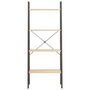 Voir la diapositive 3 : VIDAXL Etagere sur pied 4 niveaux Marron clair et noir 56x35x140 cm