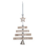 FEERIC LIGHT & CHRISTMAS Décoration sapin de Noël en bois articulé Sapin - Couleur naturel