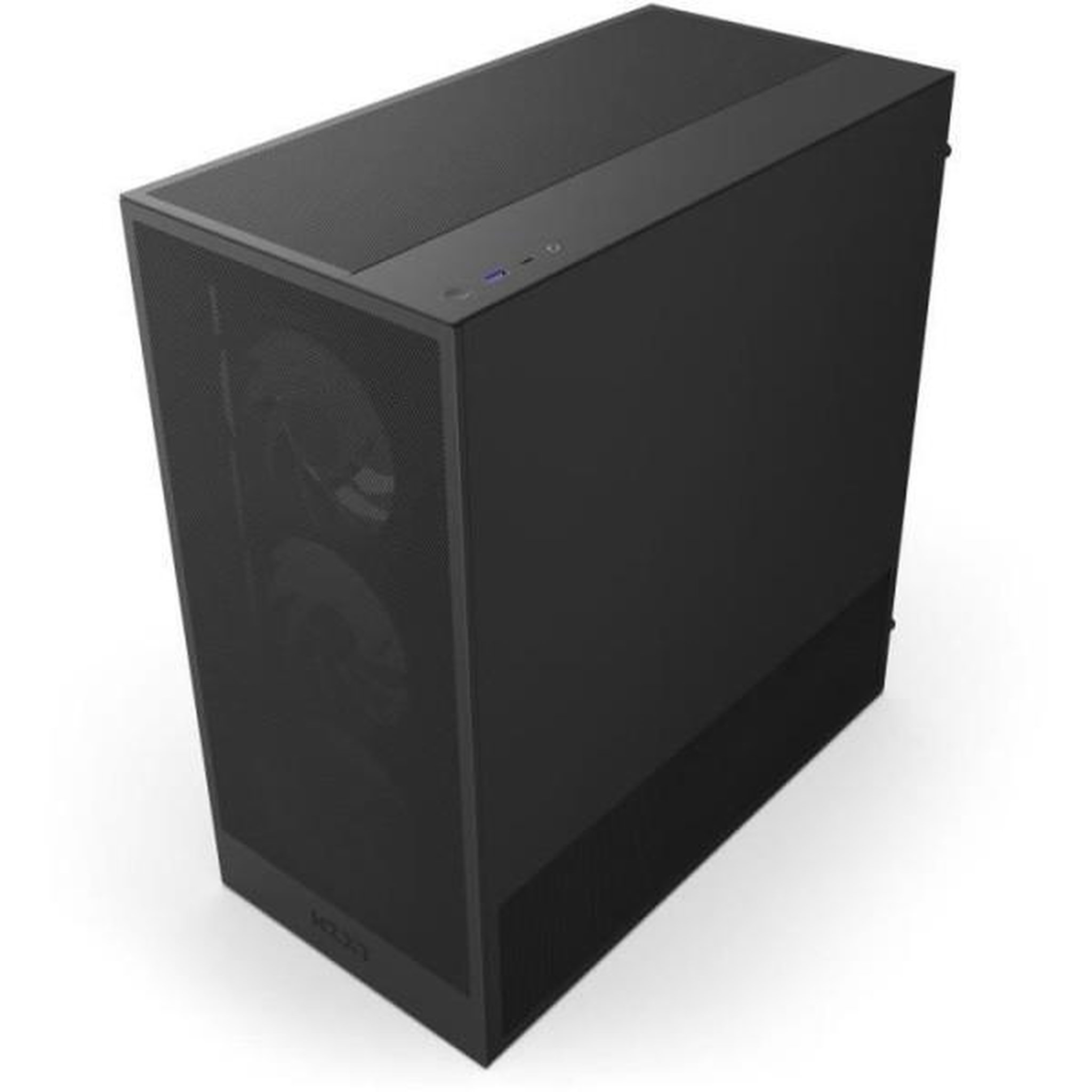 Voir la diapositive 4 : NZXT Boitier moyen-tour compact atx - nzxt - cc-h52fb-r1 - h5 flow rgb avec ventilateurs rgb inclus - noir