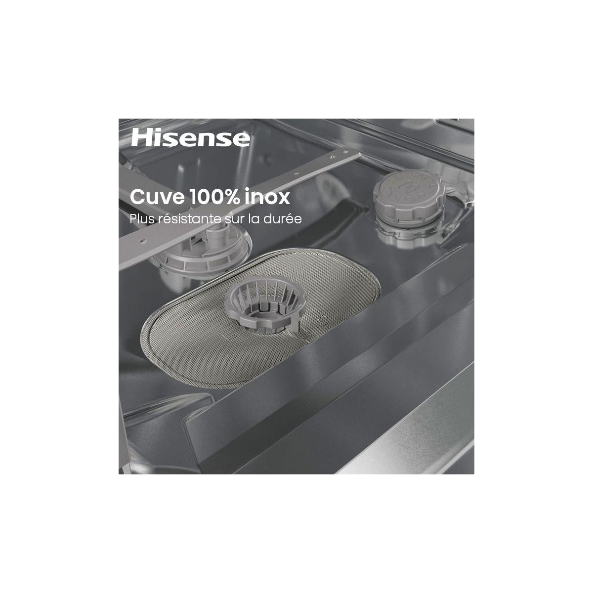 Hisense Lave vaisselle 60 cm HS643C90X