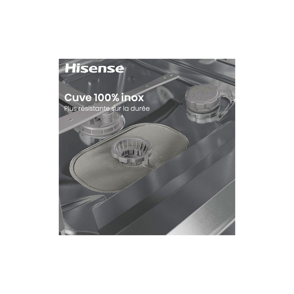 Hisense Lave vaisselle 60 cm HS643C90X