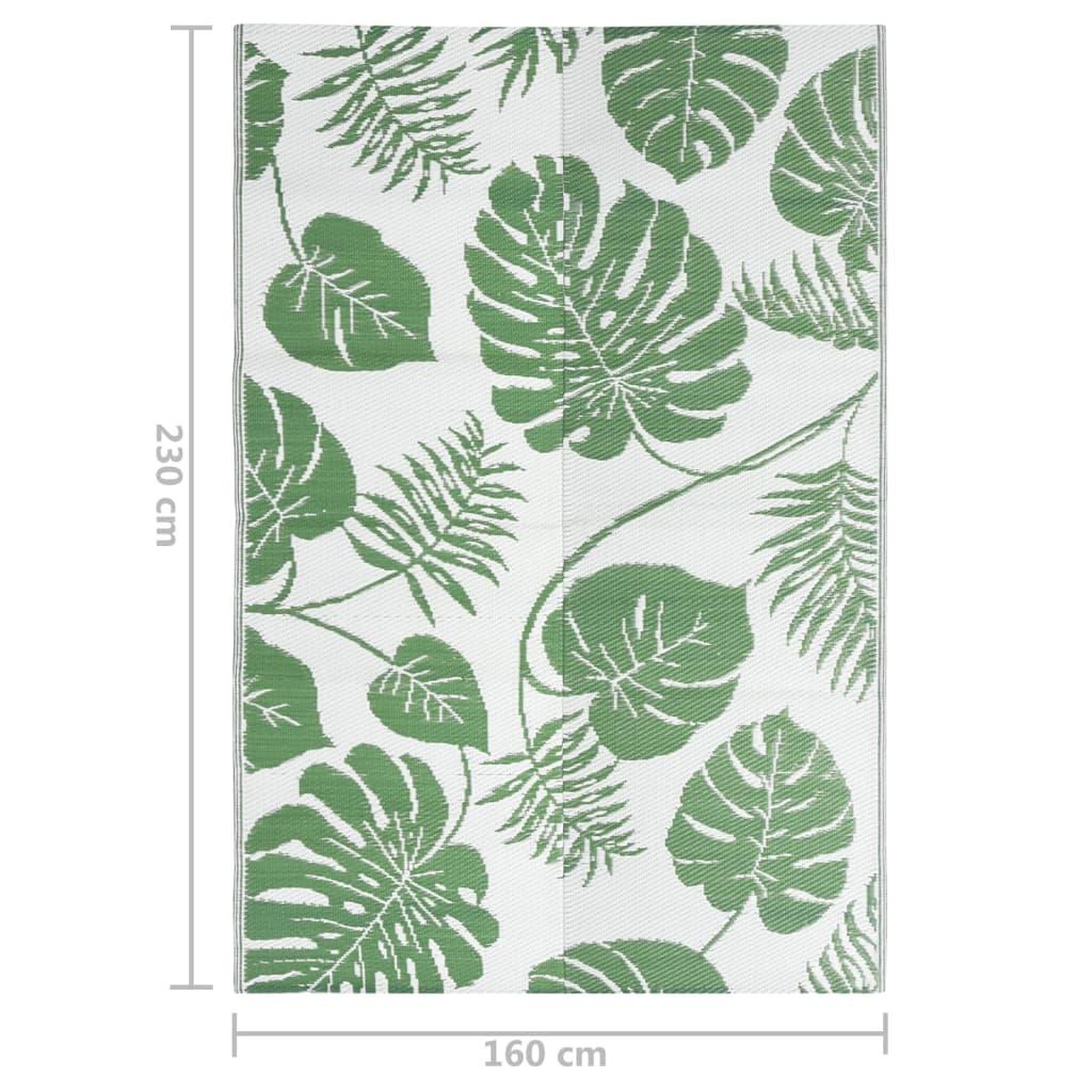 Voir la diapositive 6 : VIDAXL Tapis d'exterieur Vert 160x230 cm PP