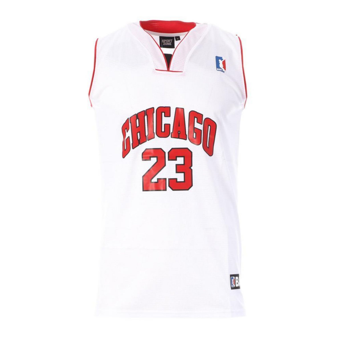 SPORTZONE Chicago 23 Maillot de basket Blanc Homme Sport Zone