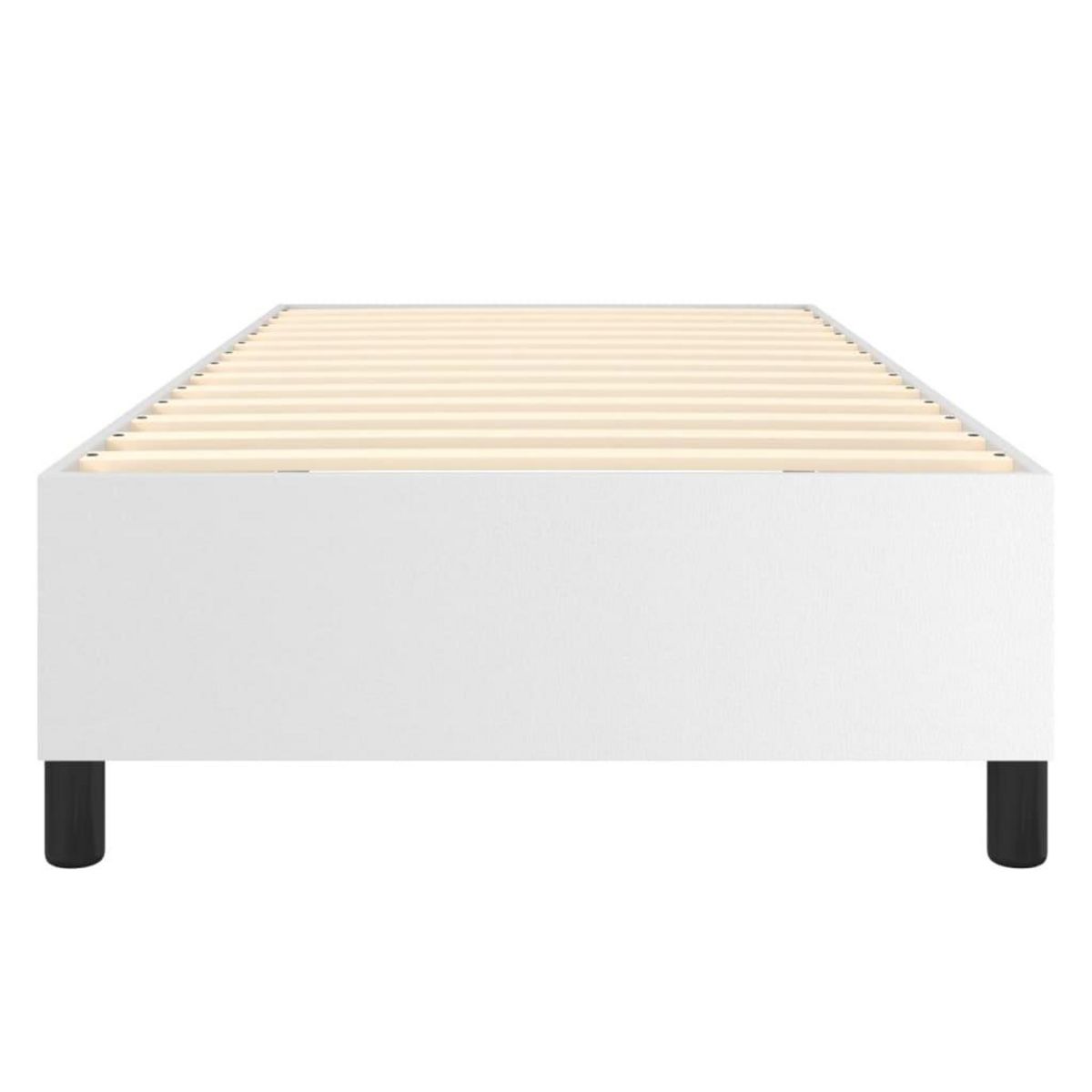 VIDAXL Cadre de lit sans matelas blanc 90x200 cm similicuir