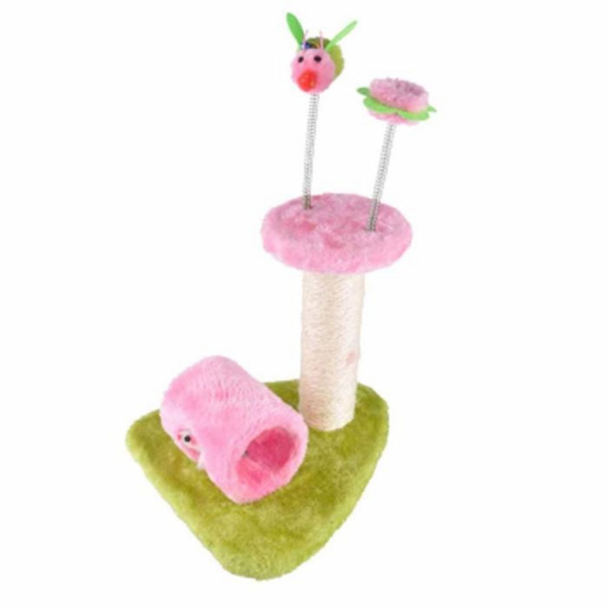 Paris Prix Arbre à Chat avec Jouets  1 Plateforme  43cm Rose