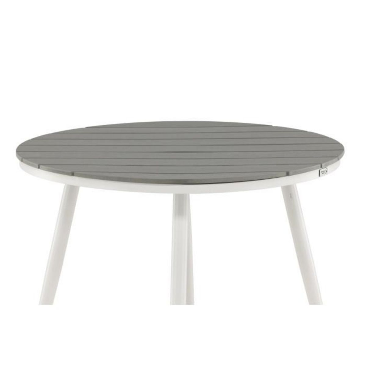 Paris Prix Table de Jardin Ronde  Break  90cm Gris