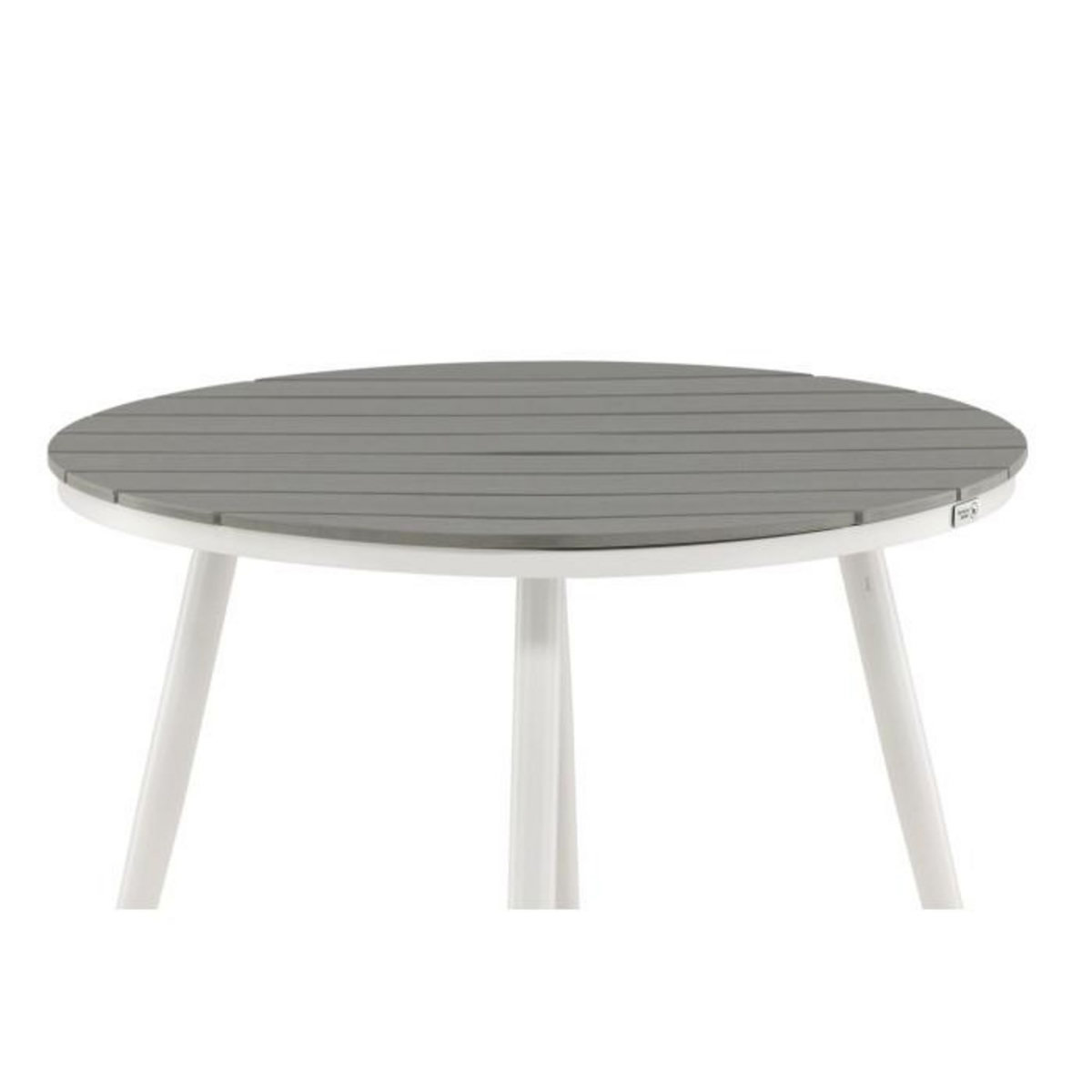Paris Prix Table de Jardin Ronde  Break  90cm Gris
