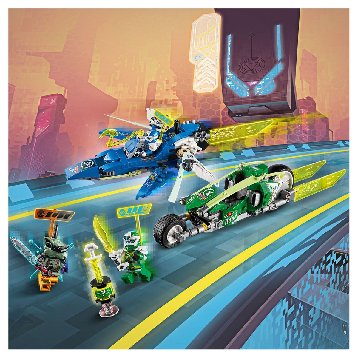 LEGO Ninjago 71709 Les bolides de Jay et Lloyd