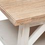 Voir la diapositive 2 : ATMOSPHERA Table Basse en Bois  Olbia  120cm Blanc