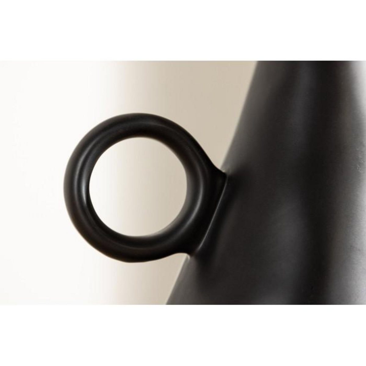 Paris Prix Vase Déco en Céramique  Ovy  17cm Noir