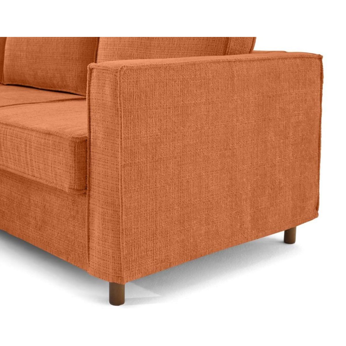 LISA DESIGN Jake - canapé déhoussable d'angle gauche 5 places en velours texturé