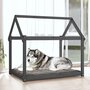 Voir la diapositive 3 : VIDAXL Lit pour chien Gris 111x80x100 cm Bois de pin solide