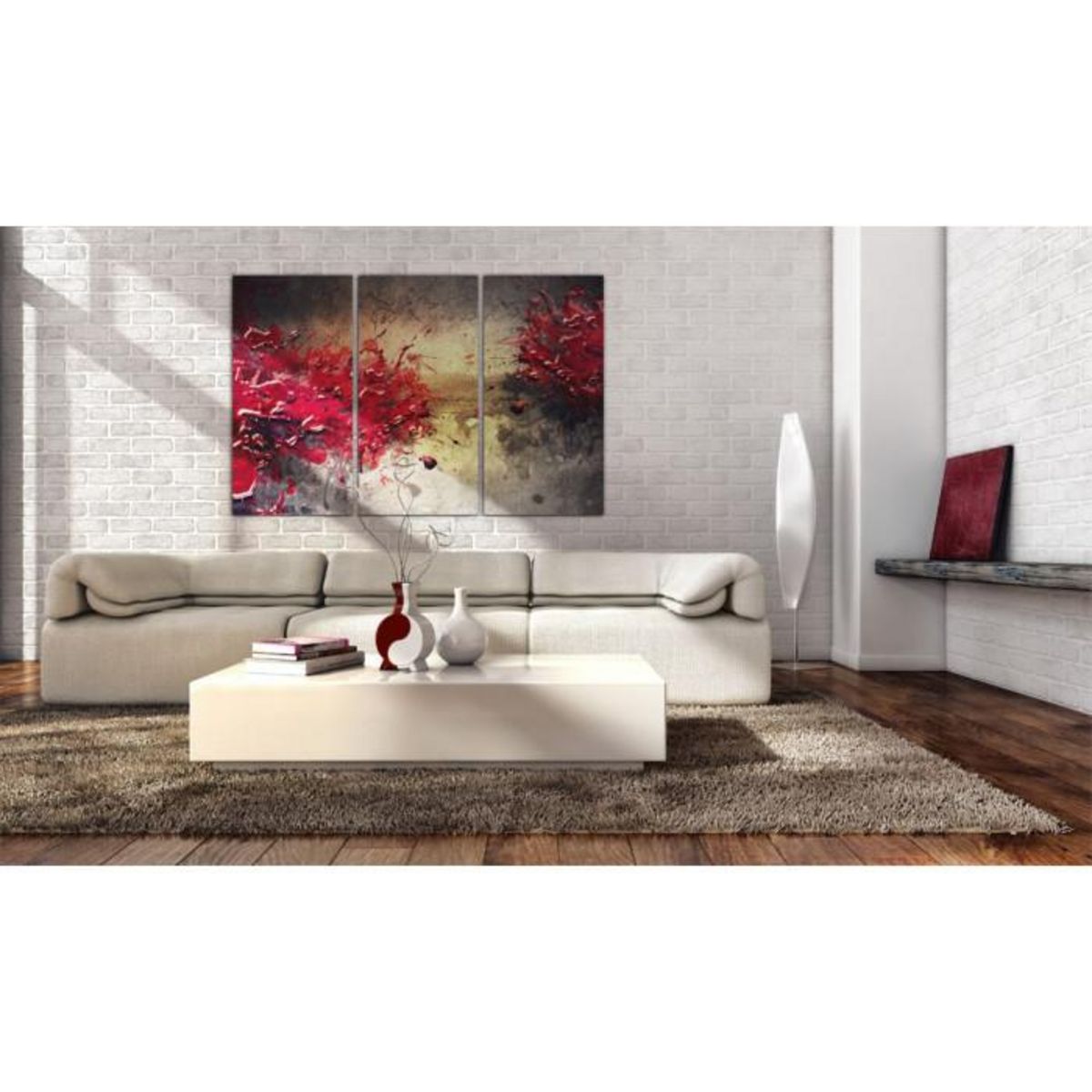 Paris Prix Tableau Imprimé  Splash Rouge