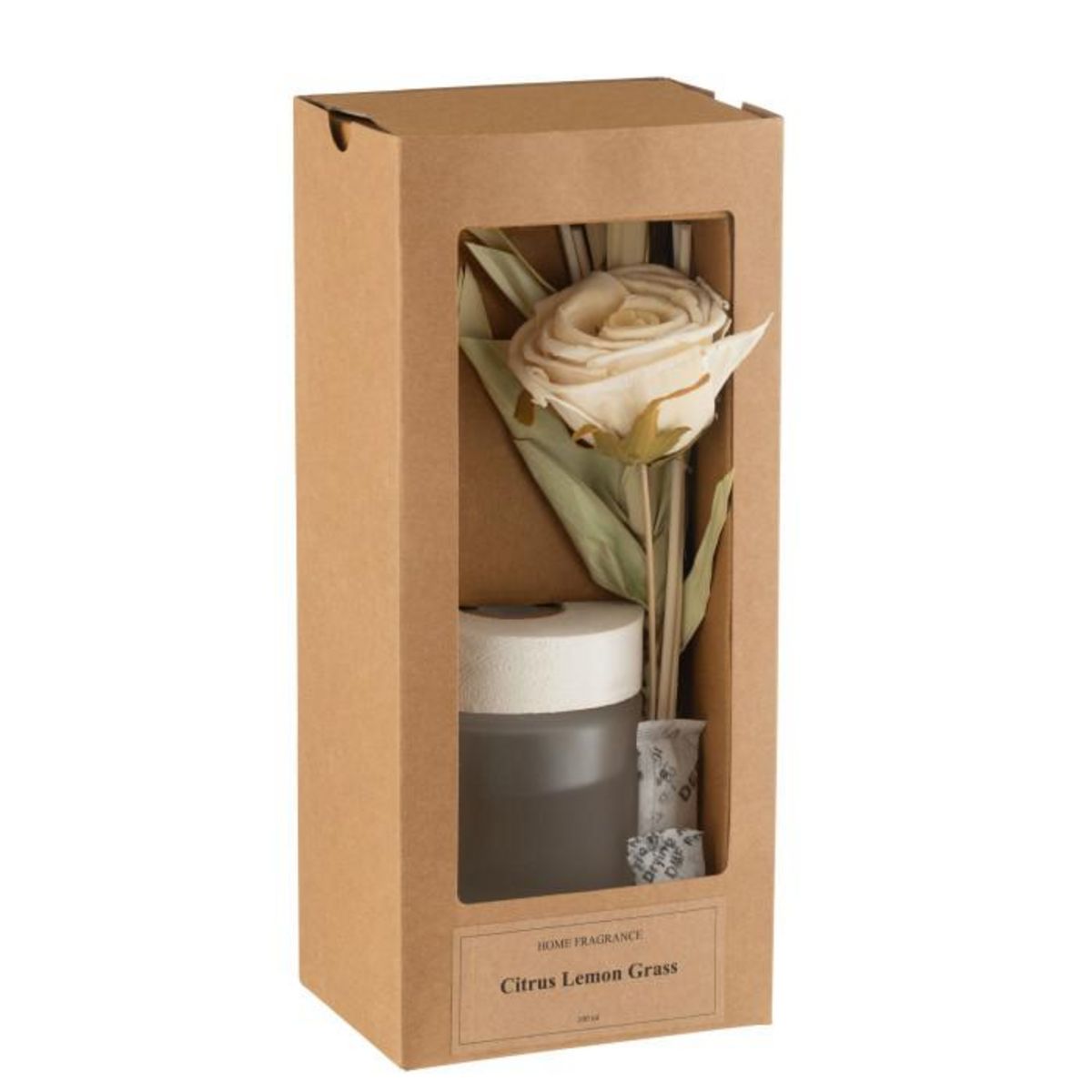 Paris Prix Diffuseur de Parfum en Verre  Fleur  100ml Jaune