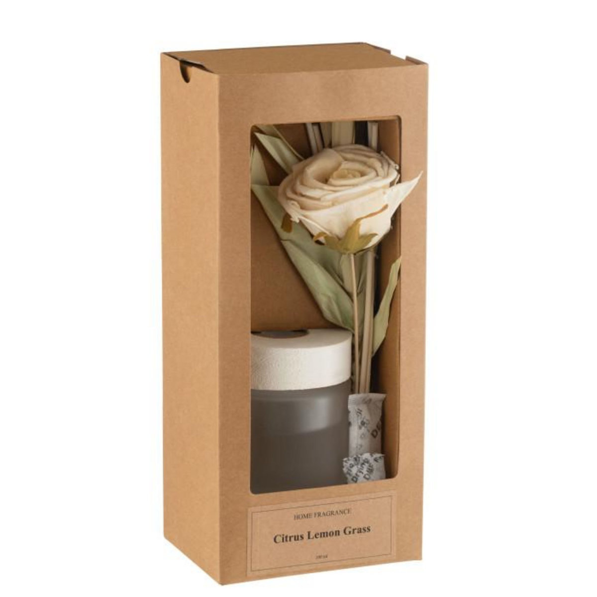 Paris Prix Diffuseur de Parfum en Verre  Fleur  100ml Jaune