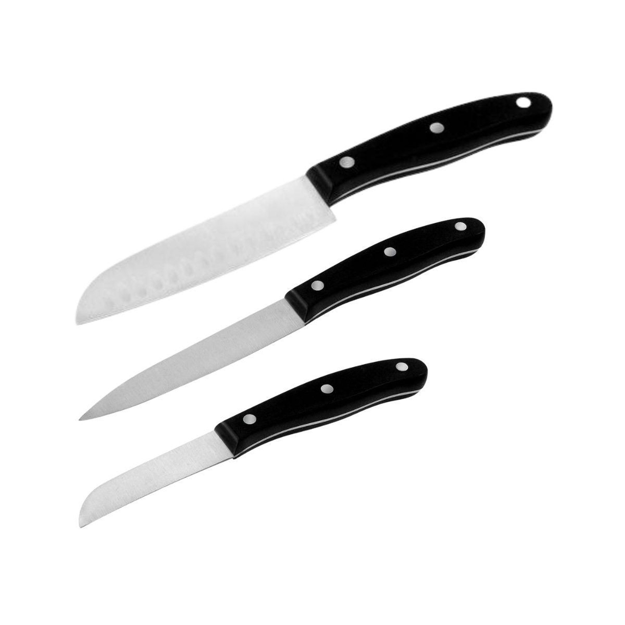 NIROSTA Ensemble de 3 couteaux de cuisine 20, 22 et 26 cm Nirosta Fit