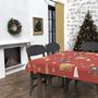 Voir la diapositive 1 : SOLEIL D'OCRE Nappe anti-tâches SAPIN, par Soleil d'Ocre