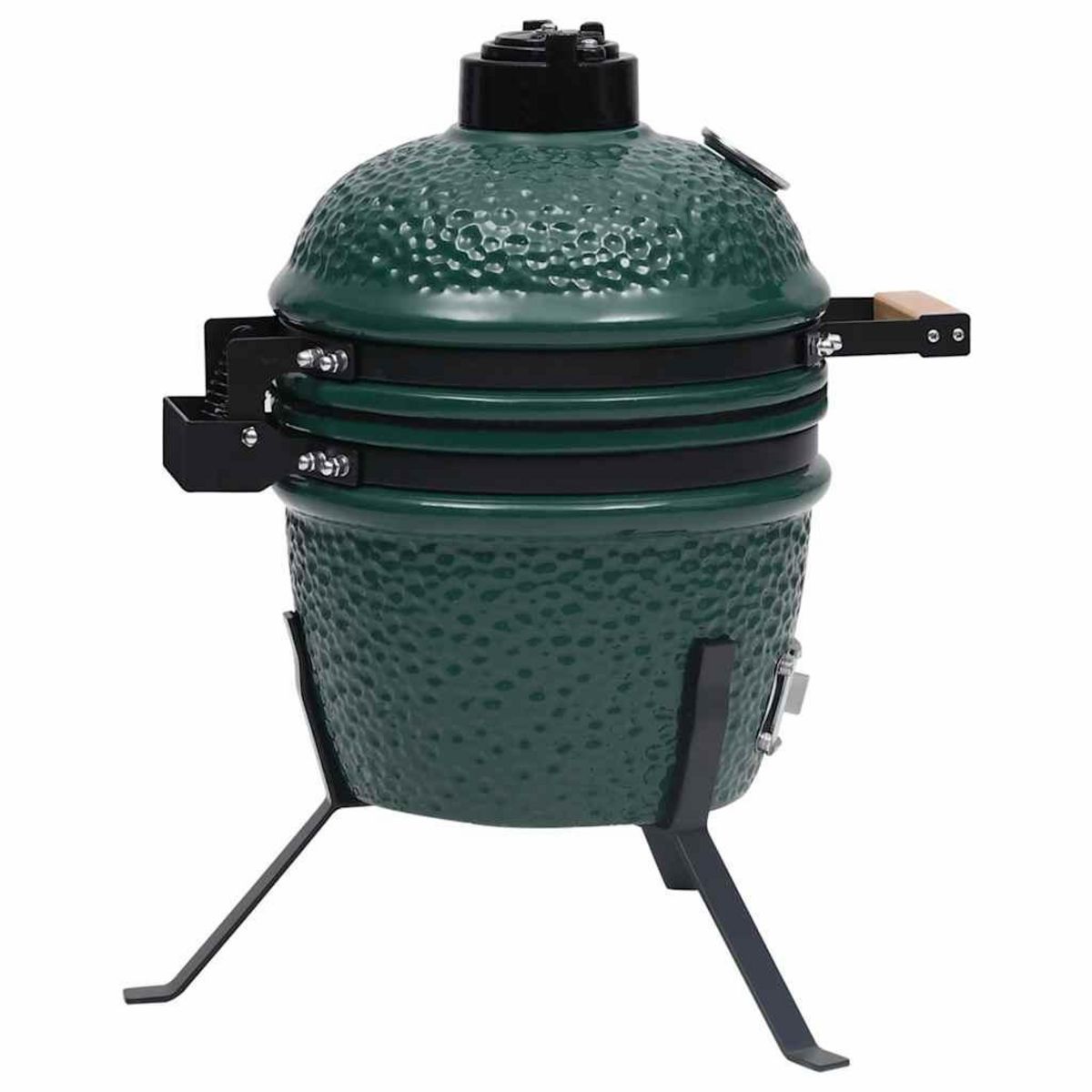 VIDAXL Barbecue a fumoir Kamado 2-en-1 Ceramique 56 cm Vert