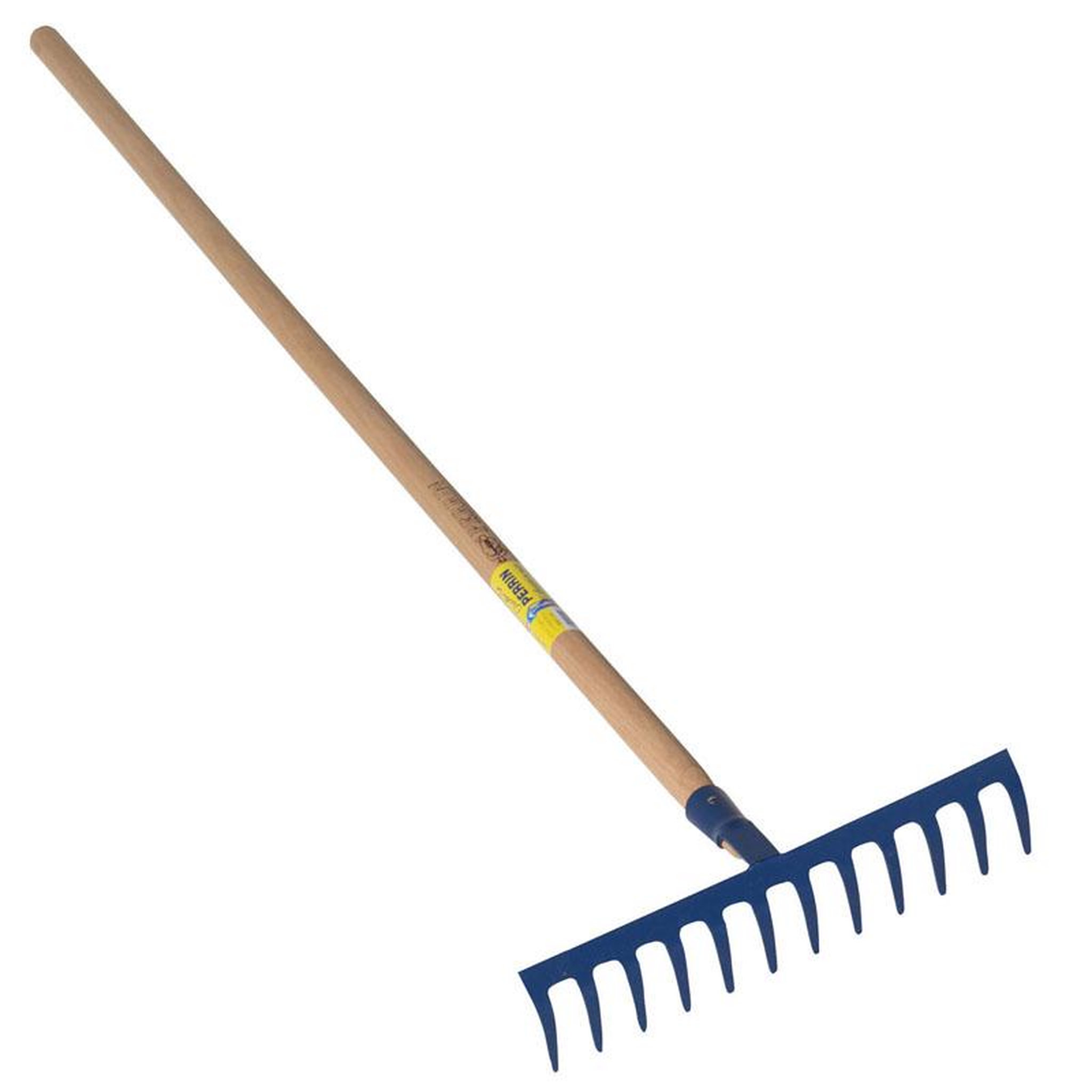 OUTILS PERRIN Râteau forgé 12 dents courbes manche bois 1,5 m