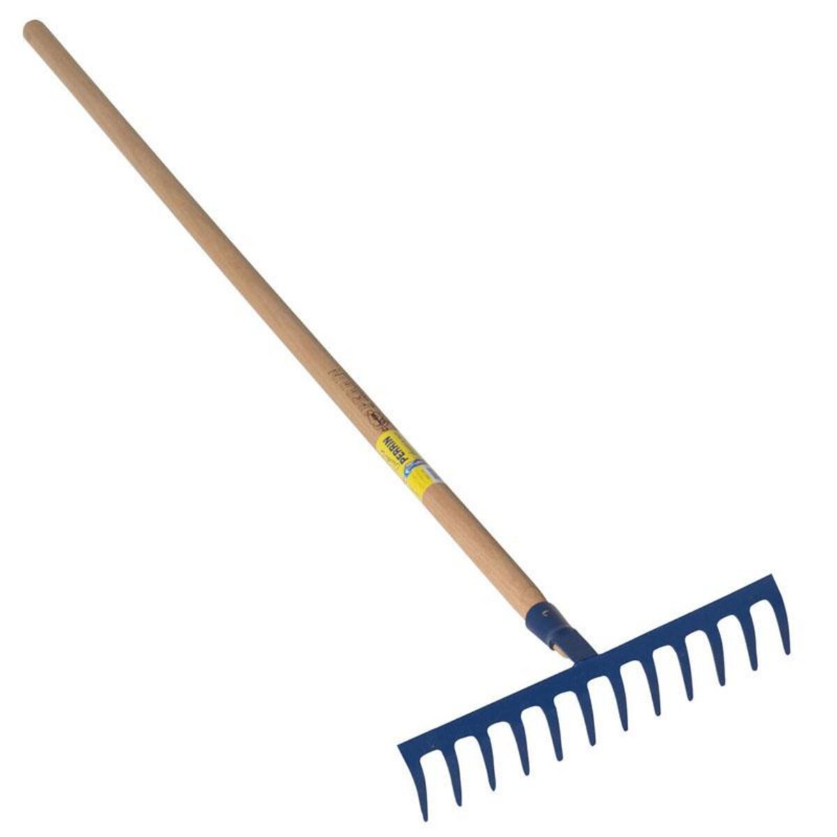 OUTILS PERRIN Râteau forgé 12 dents courbes manche bois 1,5 m