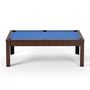 Voir la diapositive 4 : SOKKER Billard Américain convertible table 8 places KITBILL 7Ft- 226,5 x 126,5 x 80cm Plateau dînatoire et accessoires inclus - Marron