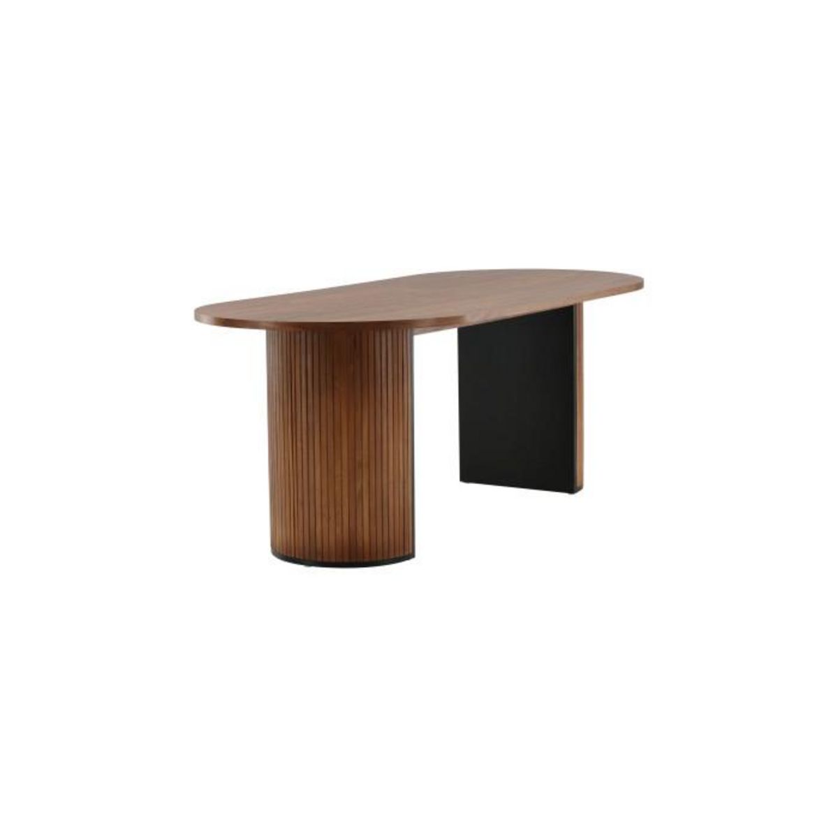 Paris Prix Table à Manger Ovale  Bianca  200cm Noyer