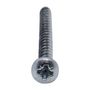 Voir la diapositive 2 :  Vis agglo tête ronde PZ zinguée cruciforme Vissal 5x50 mm  lot de 6 vis