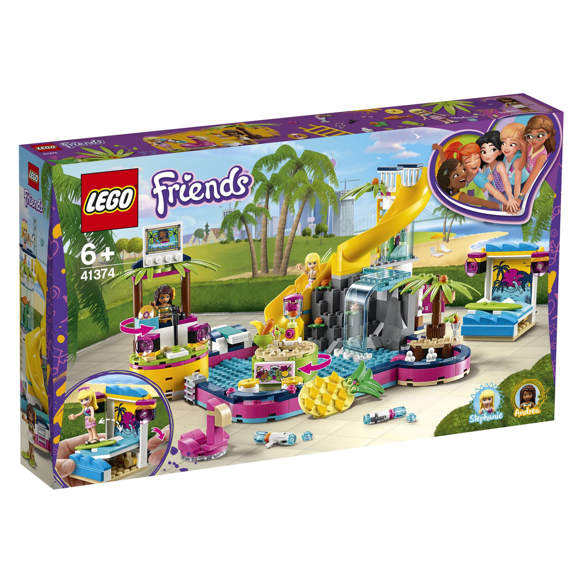 LEGO Friends 41374 - La soirée piscine d'Andréa