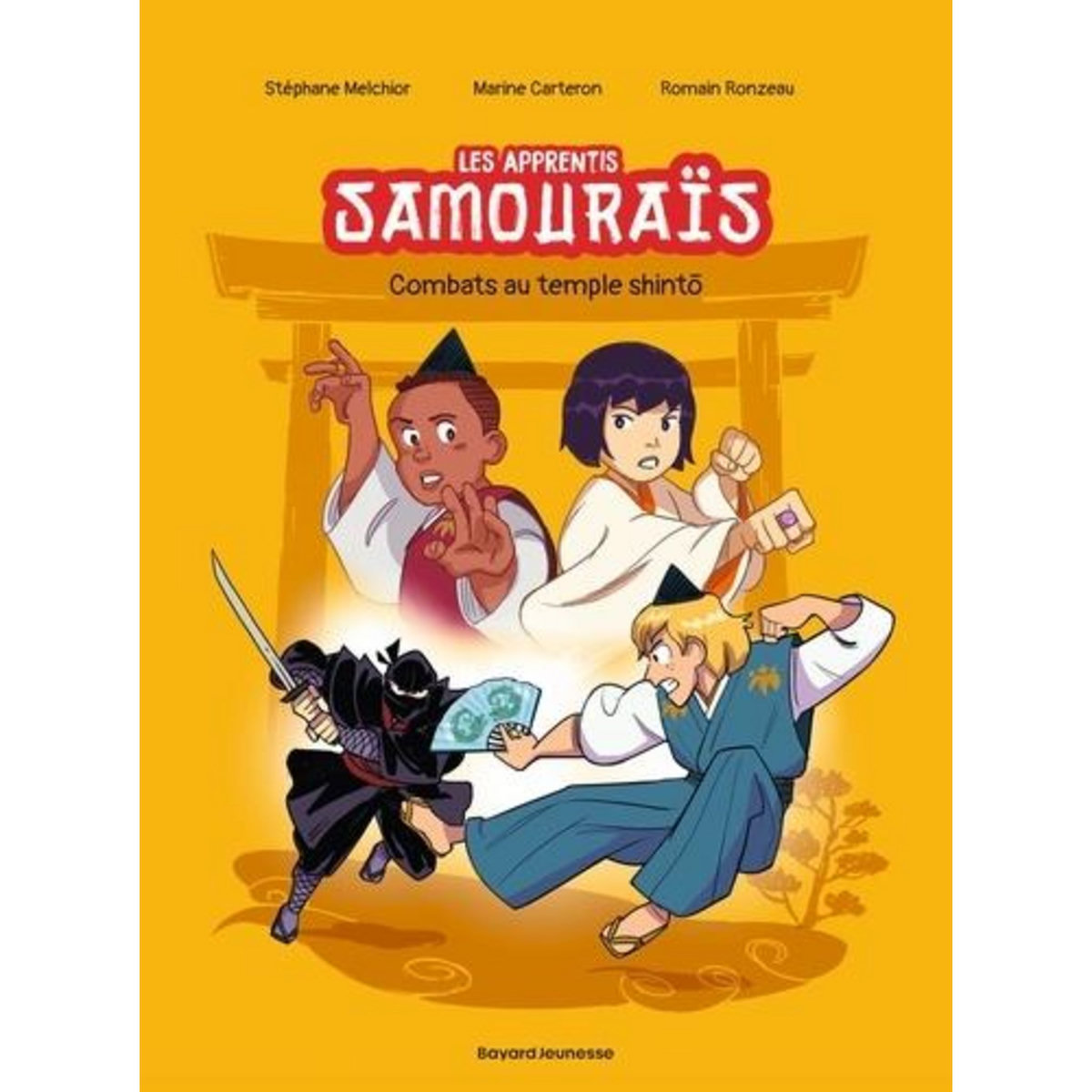 LES APPRENTIS SAMOURAIS TOME 2 : COMBATS AU TEMPLE SHINTO, Melchior Stéphane