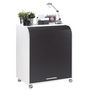 Voir la diapositive 2 : Bureau droit à roulettes L79.2cm BILLY