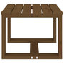 Voir la diapositive 4 : VIDAXL Table d'appoint jardin marron miel 40x38x28,5cm bois massif pin
