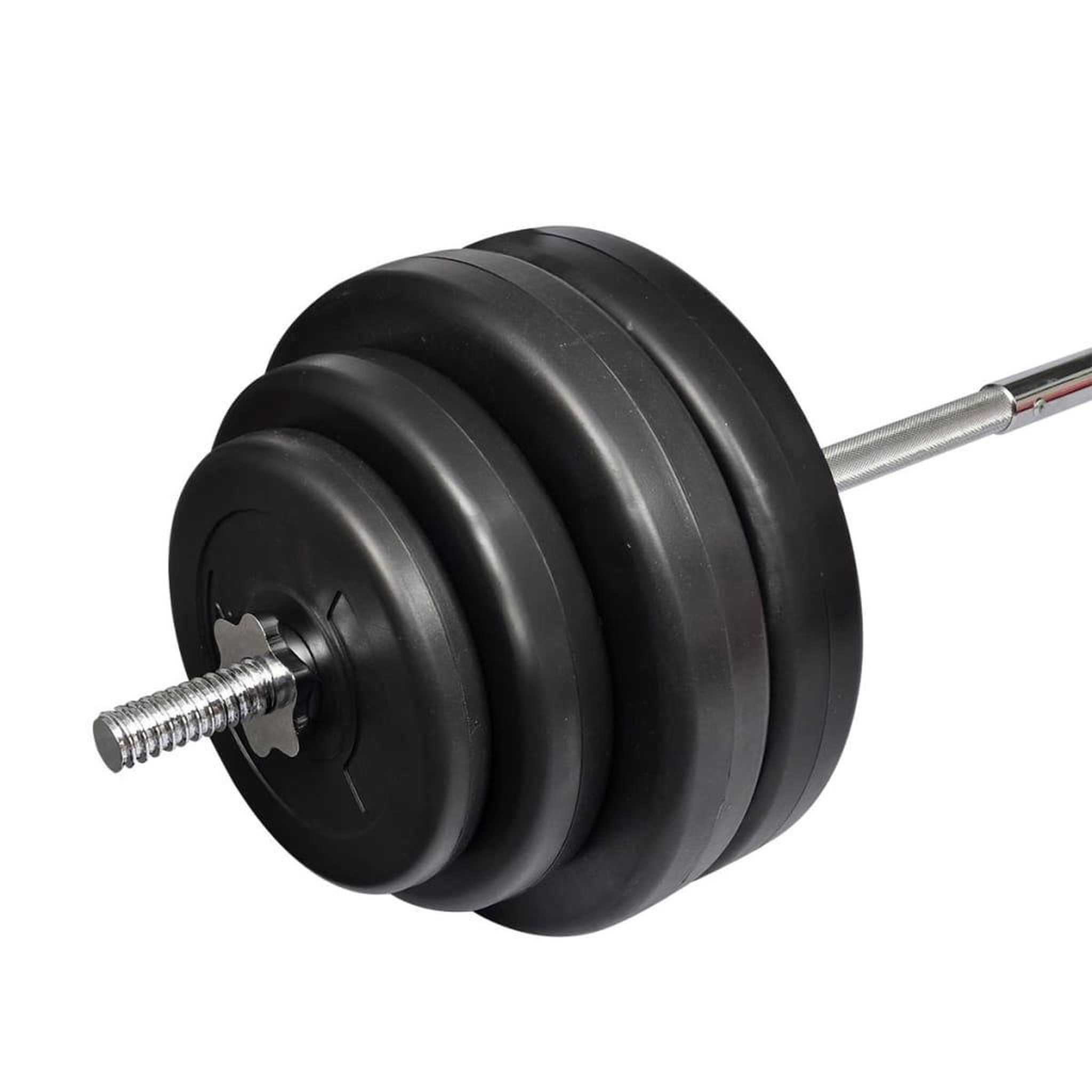 Voir la diapositive 3 : VIDAXL Ensemble d'halteres avec plaques 60 kg