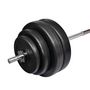 Voir la diapositive 3 : VIDAXL Ensemble d'halteres avec plaques 60 kg