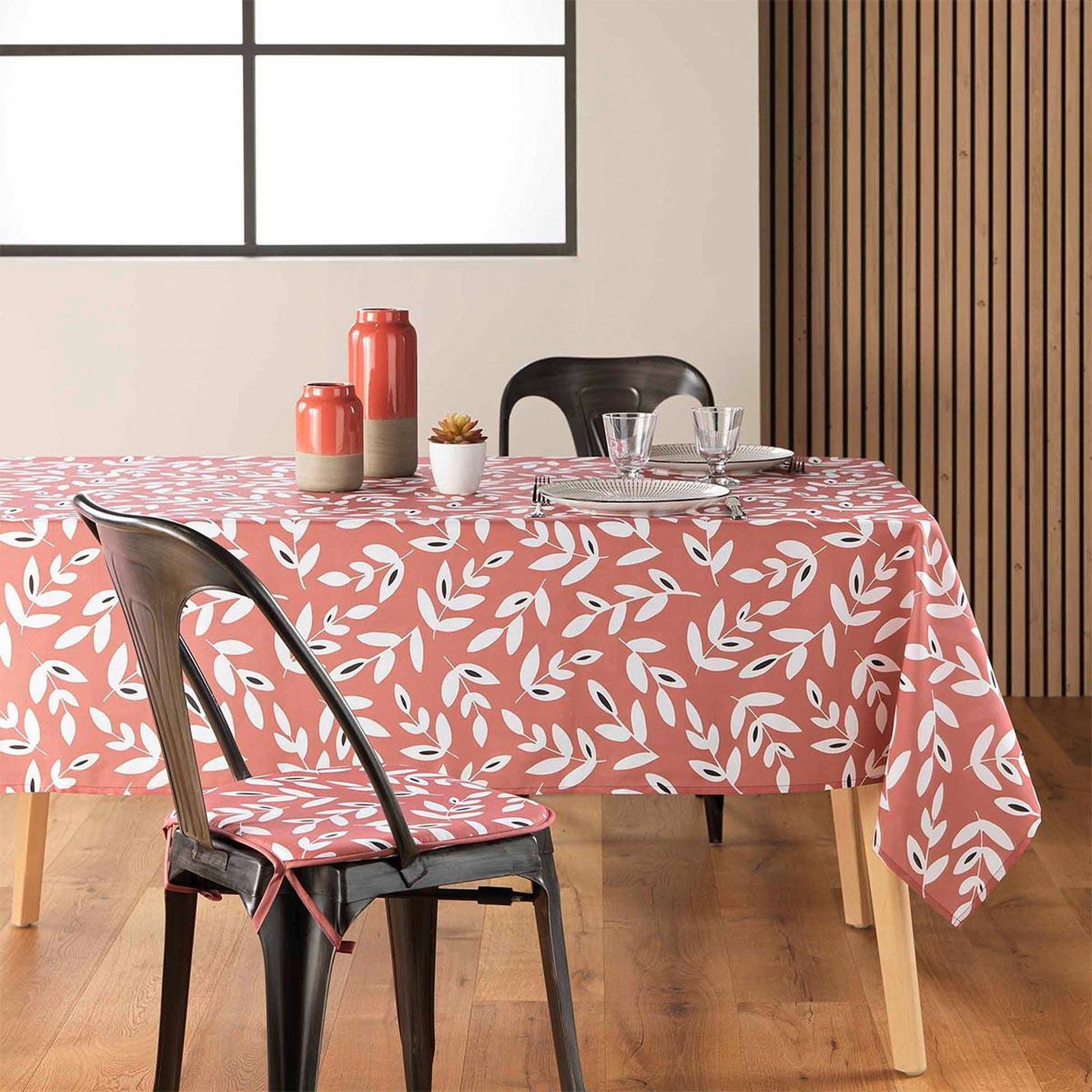 Voir la diapositive 4 : Douceur d'Intérieur Nappe en microfibre  bellys  140x240cm terracotta