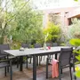HESPERIDE Table de jardin extensible Allure en aluminium - 12 Places