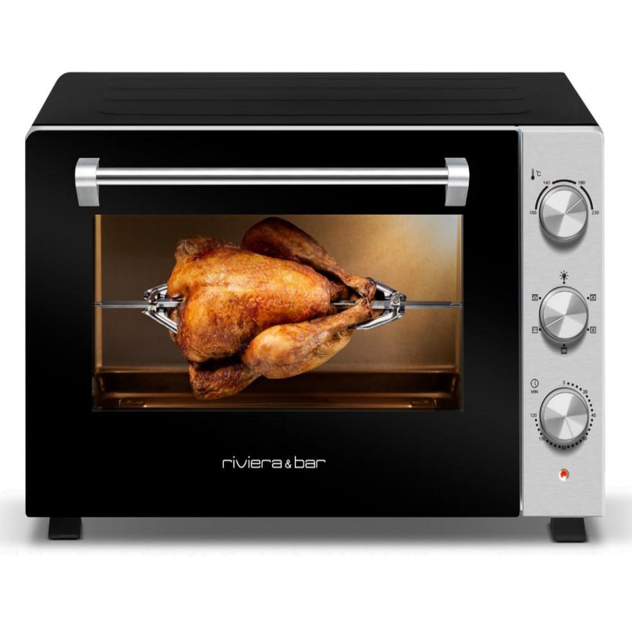 Riviera & Bar Four chaleur tournante 46l 1800w noir/inox - QFR460
