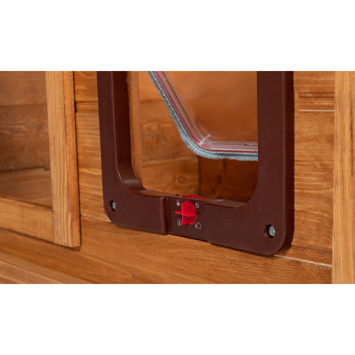 Jardikt Niche autochauffante en bois pour chat