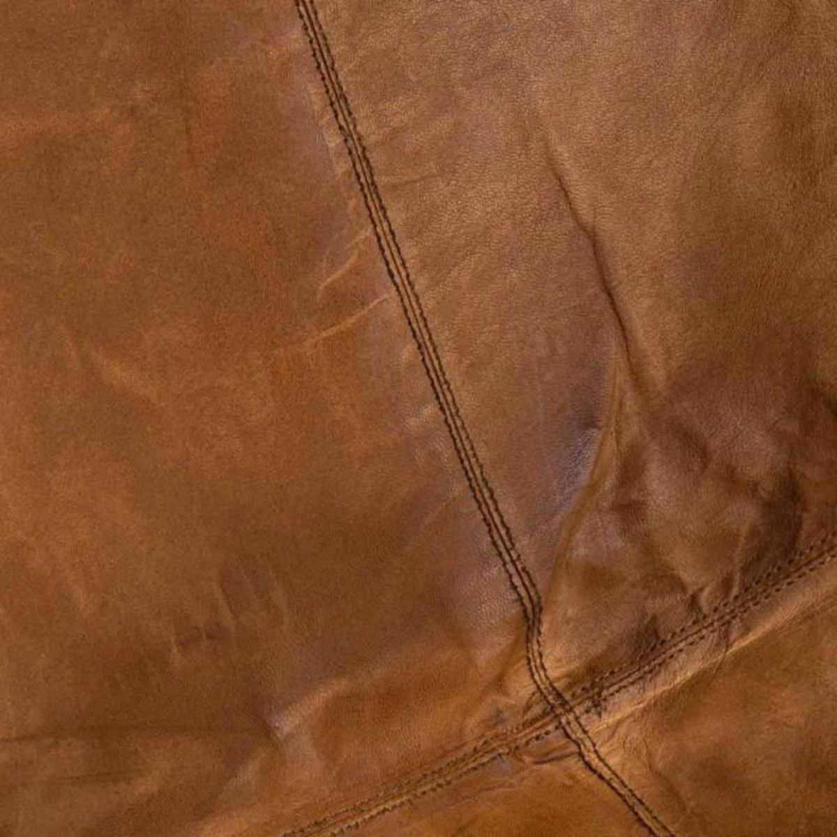 ATMOSPHERA Housse de Chaise en Cuir  Dario  92cm Cognac