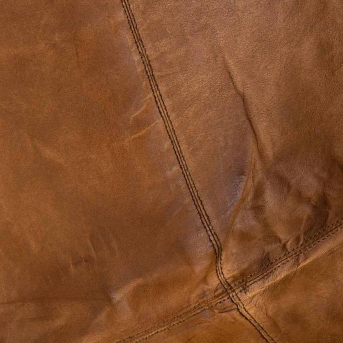 ATMOSPHERA Housse de Chaise en Cuir  Dario  92cm Cognac