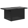 Voir la diapositive 5 : VIDAXL Salon de jardin 9 pcs avec coussins noir resine tressee